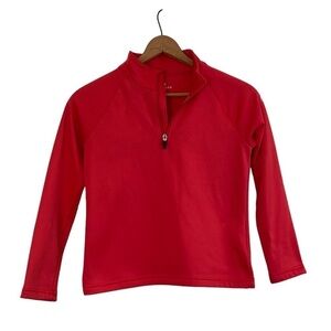 Spyder Coral Long Sleeve Quarter Zip Size Kids Large